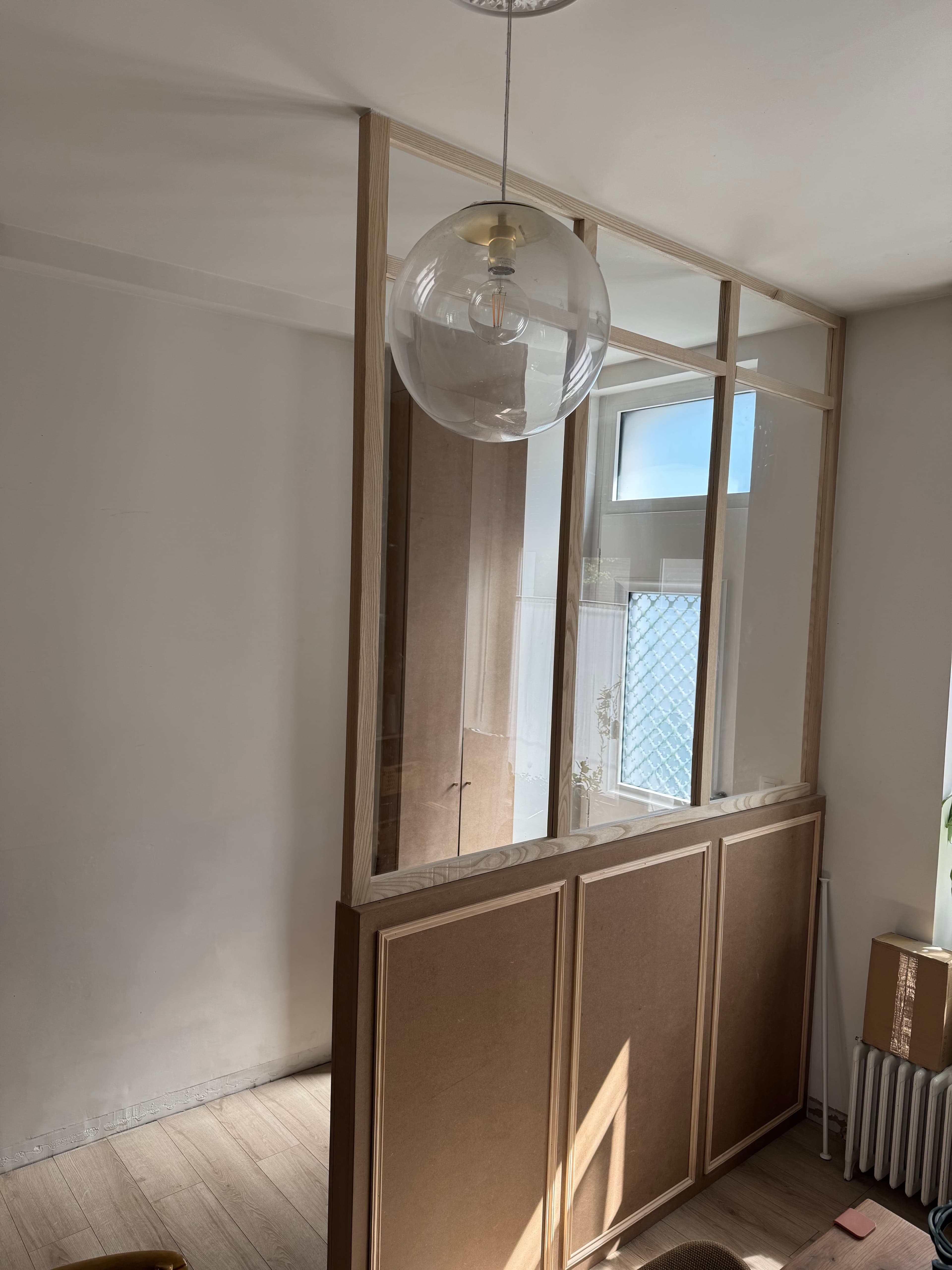 Verrière en tasseau